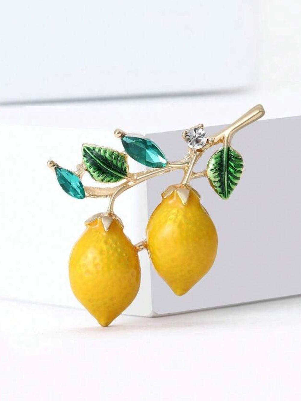 Lemon Branch Brooch #2742